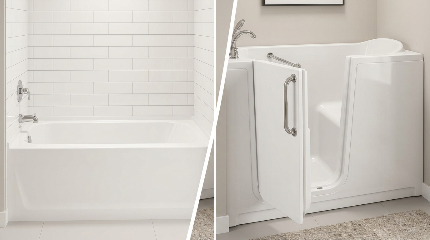 Walk-In Tub vs Traditional Tub