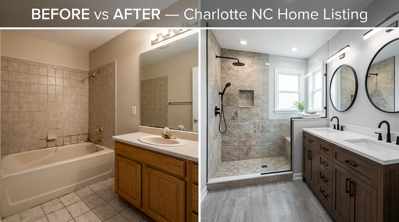 bathroom remodel ROI Charlotte NC