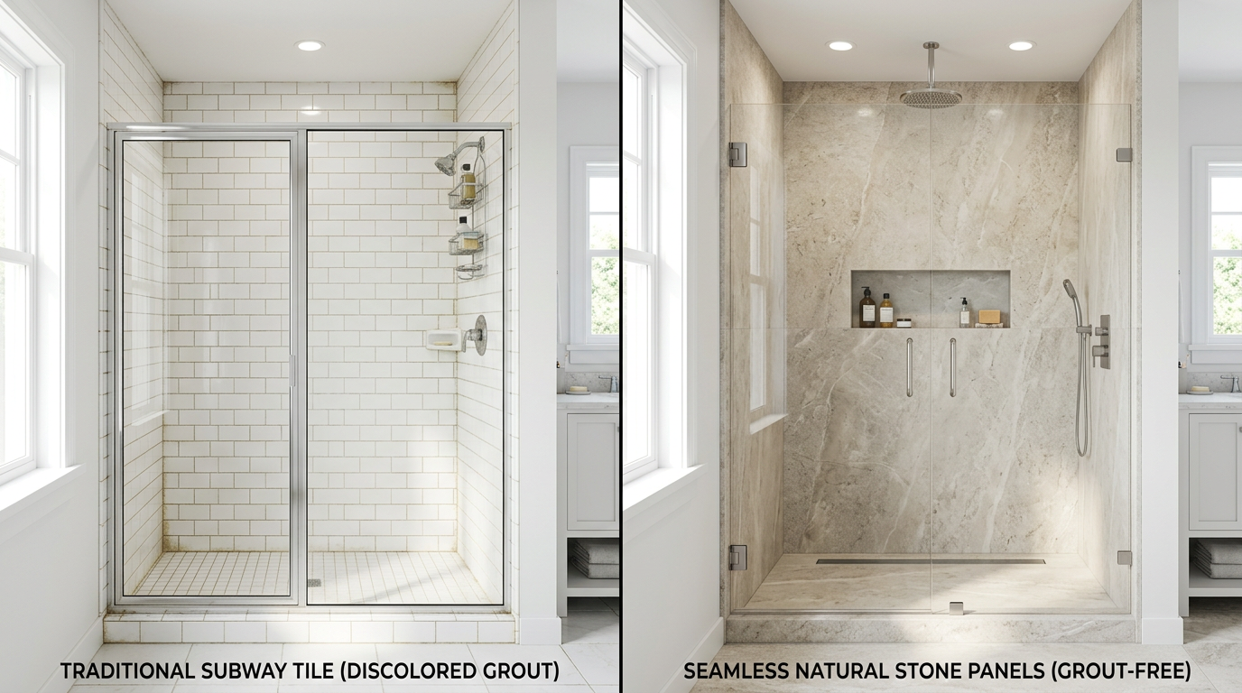 Stone Showers vs Tile Showers