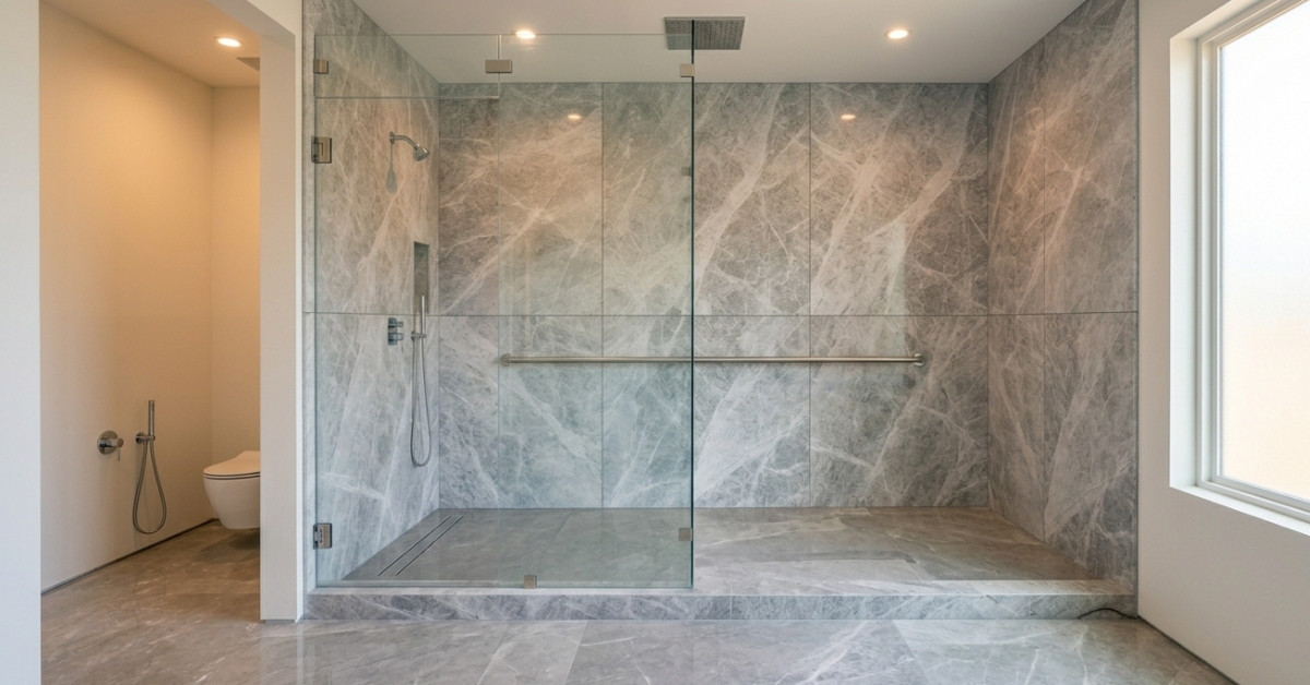 barrier free shower Cornelius NC